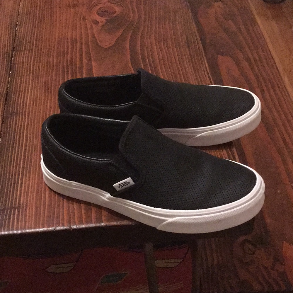 Perfect condition! Vans Perf Leather Slip On